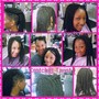 French braids in front / Individual Braids in back