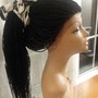 Front Cornrows/Back Crochet, Box or Weave