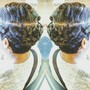 Natural updo