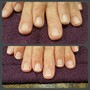 Gel polish manicure