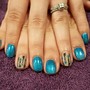 Gel polish manicure