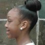 Pony tails and up do's