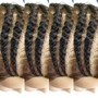 Wig braid down