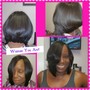 Weave Only (Shampoo, condition, dry and style WEAVE)