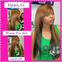 Weave Only (Shampoo, condition, dry and style WEAVE)