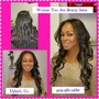 Braid down for weave, wig, or crochet styles