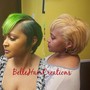 Updo's Relaxed Hair