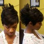 Updo's Relaxed Hair