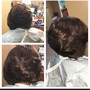 Hair added to natural style