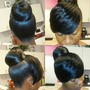 Relaxer/sew in pieces/ treatment/ trim and semi permanent color