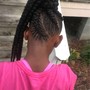 Frontal/double frontal ponytail