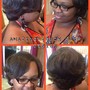 Quick weave wig short style on cap