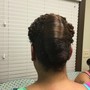 Up-do ( Relaxed hair )