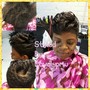 Silk Wrap Relaxed Hair