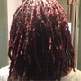 Retwist & Style Longest length with or without style for mid back below bra line