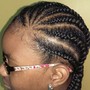 Child Braids with beads