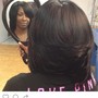 Sew-In & Make-up application