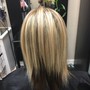 Partial highlights with lowlights(toner)