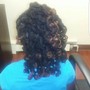 Silk press (natural hair)