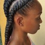 Braid ponytail