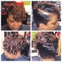 Natural Hair on Flexi Rods