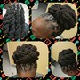 2. Locs/ retwist SHOULDER-MID BACK LENGTH