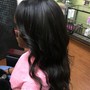 Malaysian micro link wash blow dry and style