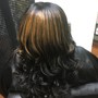 Malaysian micro link wash blow dry and style