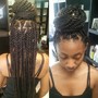 Short box braids