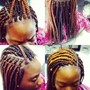 Short box braids