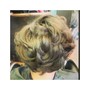 Updo ponytail