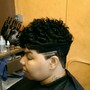 Relaxer cut and style