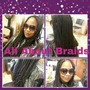 Knotless Braids (Large) Deposit (up to bra strap)-Braid Service Only