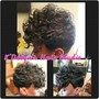 Shampoo and Style natural hair