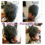 Shampoo and Style natural hair