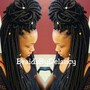 Butterfly locs Shoulder length