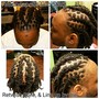 Mohawk or top locs only