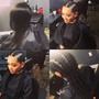 Sleek ponytail w/added hair