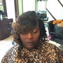 Touch up curls( sew ins)