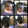 Cornrows for sew-in with extensions