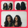 Sew-in w/ curly hair