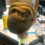 adult braid updo