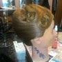 adult braid updo