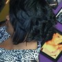 French Roll/Basket Weave Relaxed/Natural Hair Styles