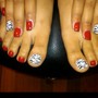 Full Set Acrylic Toenails-DOES NOT INCLUDE PEDICURE