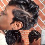 Shampoo style Relaxed Hair