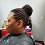 Braid down for wig wear