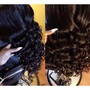 Lace Wig Install with added Curls or Crimps