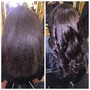 Shampoo , condition and blow dry above shoulder length