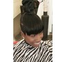 Silk Press Ponytail